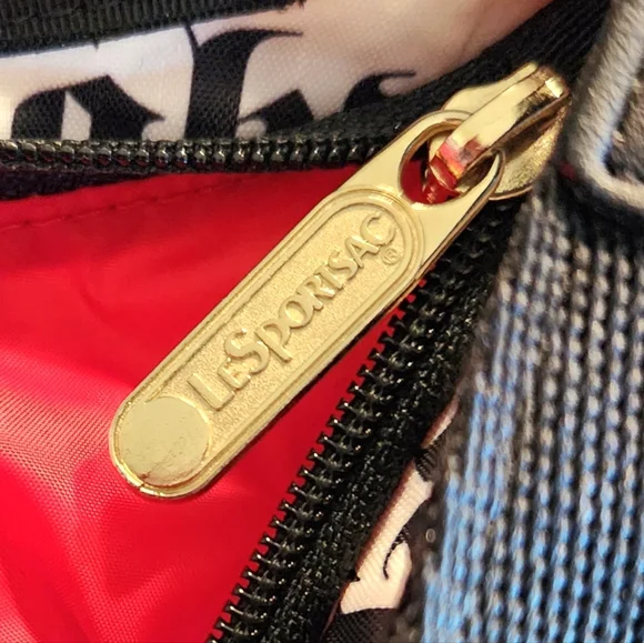 L.A.M.B. LeSportsac Gwen Stefani White Black LOVE ANGEL MUSIC BABY Purse 12"×12" - Picture 11 of 16